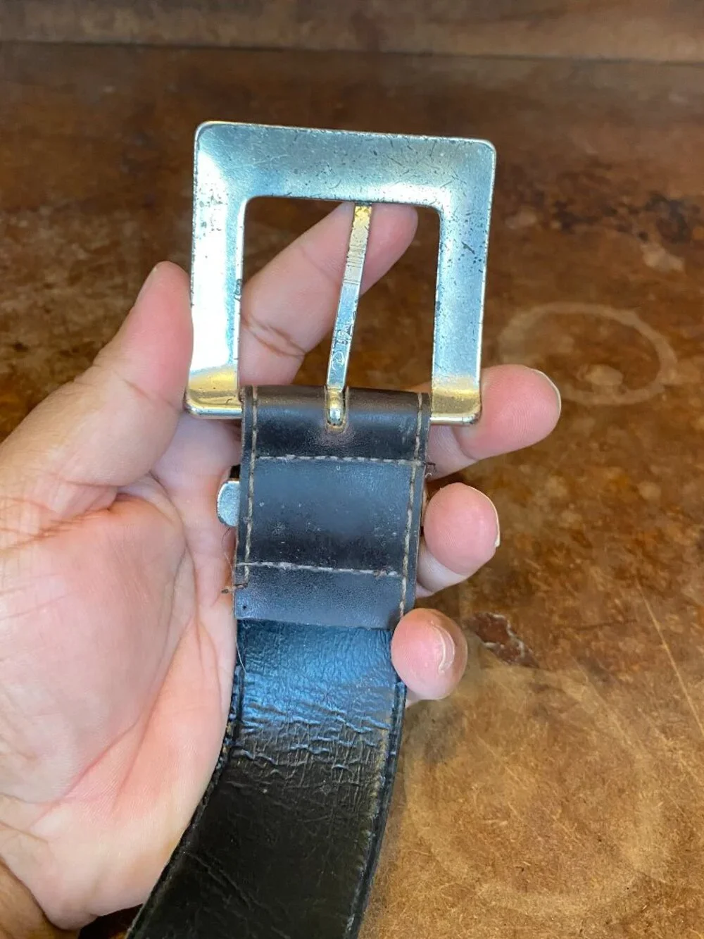Vintage Absolutely Fresh Prestige Leather Belt Made in USA Size 29